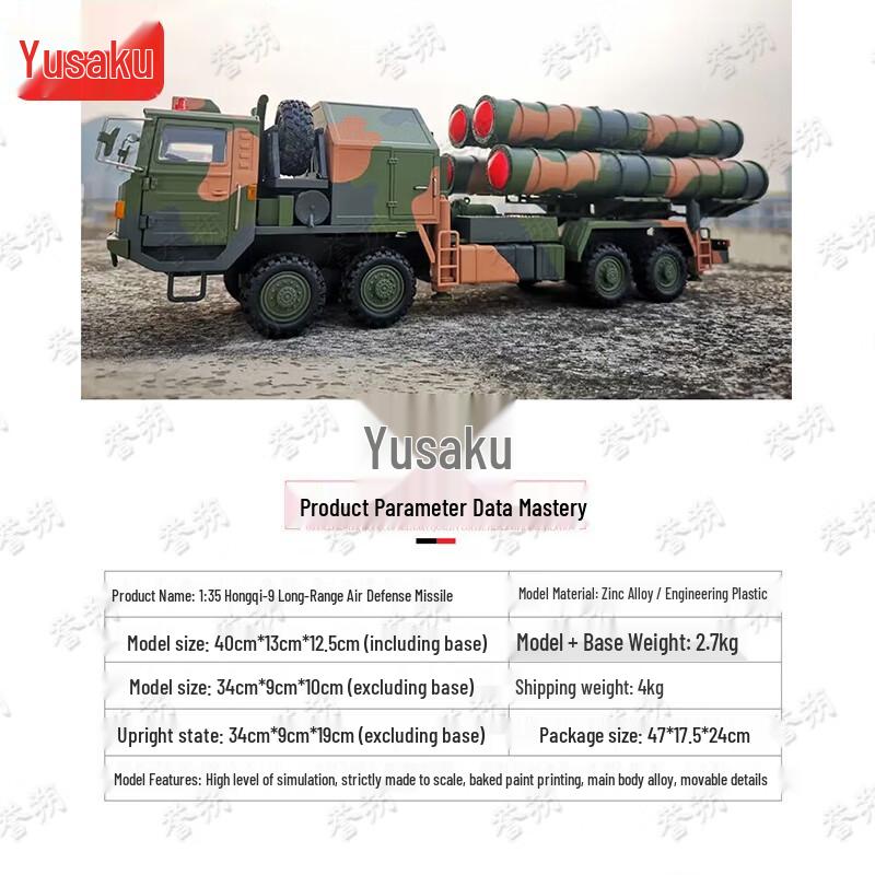 Модель ракетного автомобиля Hongqi 9