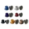 100 Pcs Empty Aluminum-Foil Coffee Capsule With Lids Coffeeware Disposable Coffee Pods Refillable Coffee Capsule