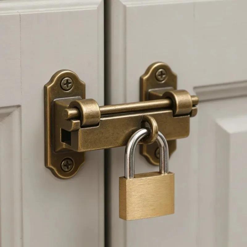 20mm Mini Copper Suitcase Lock Anti Theft Padlock with 3Keys Home Cabinet Drawer Hardware Locks Travel Backpack Security Tools 4