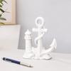 3D-печатная статуэтка маяка и лодки, морской декор для стола, фигурка на морскую тематику для полки, морской подарок для домашнего офиса