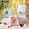 2pcs Gift Boxes Double-opening V-shaped Gift Box Creative Flower Arrangement Cube Box Treat Boxes Fold Party Favor Boxes Flower Gift Box Packaging Box