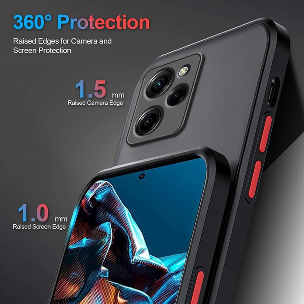 Матовый бронированный противоударный чехол для Xiaomi Note 12 Turbo 13 11 10 Pro Redmi 12 12C 10 10C 5G, цветной прозрачный жесткий чехол для полной защиты