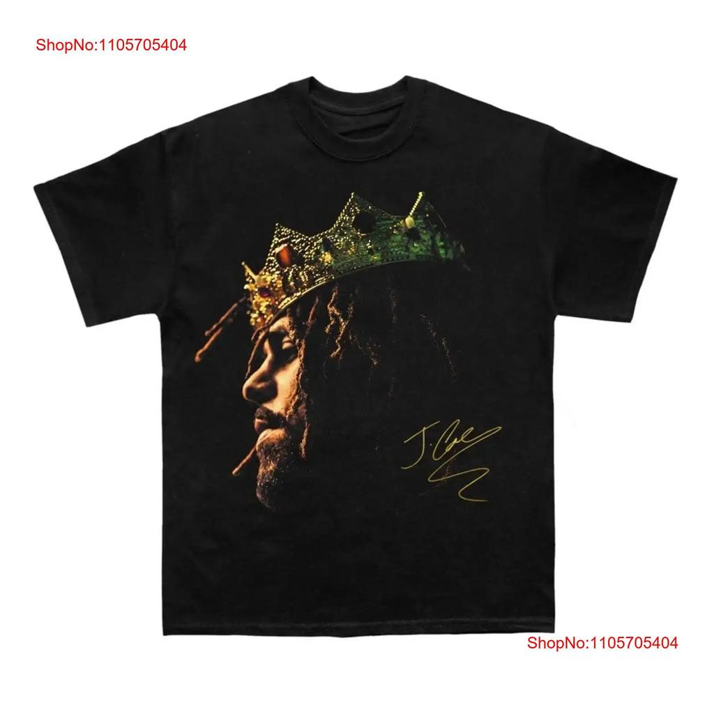 J Cole Crown T Shirt S 5xl Vintage Slightly Stylish Casual Unisex Streetwear Homme Graphic Soft
