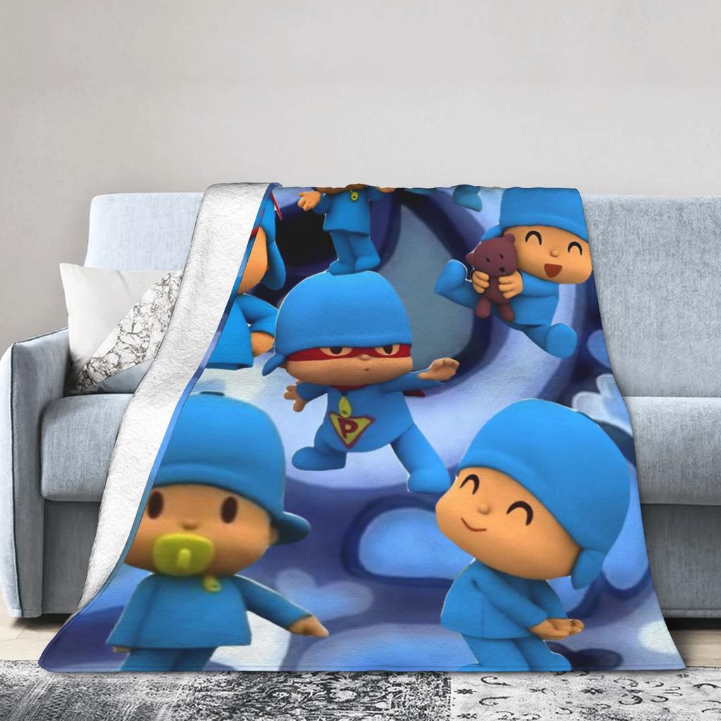 P-POCOYO Элли Плюшевое одеяло Детское Фланелевое плед для дивана кресла кровати Теплое мягкое На заказ DIY Качество Покрывало