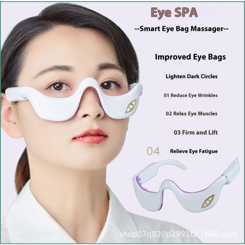 Массажер для глаз, косметический массажер для глаз, уход за кожей вокруг глаз, красный свет RF, прибор для снятия темных кругов под глазами.