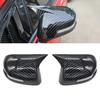 For Honda CIVIC 2012 2013 2014 Car Rearview Side Mirror Cover Wing Cap Exterior Sticker Rear View Case Trim Carbon Fiber Black