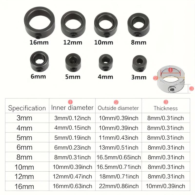 Набор позиционеров для сверления по дереву 9 шт. 3 мм-16 мм Регулируемая глубина сверления Стопорная втулка с шестигранным ключом Идеальный