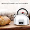 60 Minute Mechanical Kitchen Timer, Stainless Steel Wind Up Timer with Loud Alarm, for   Salon School   Cooking Baking