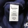 [Б/У] Шапка бини Supreme Bandana с большим логотипом темно-синего цвета