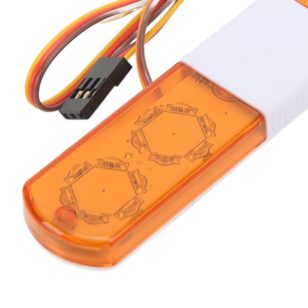 Nine Flashing Modes Alarming Light 115mm Light Bar Lamp Durable RC Alarming Light RC Car