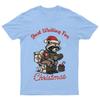 Just Waiting For Christmas TShirt Unisex Gift Retro Seasonal Funny Xmas Santa