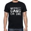 ONE IN THE CITY Мужская футболка с принтом Merritt Family Gang Экологичная Ограниченный выпуск Короткий рукав Винтажная
