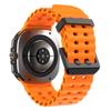 Силиконовый ремешок для часов Samsung Galaxy Watch Ultra 47 мм Мягкий спортивный ремешок-браслет Для часов Galaxy Ultra 47 мм Мужчины Женщины