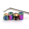 DSYCAR 1Set Anti-theft Sport Tire Valve Dust Caps Dustproof Tire Cap Valve Stem Caps for Cars Bike Moto New Stem Caps1