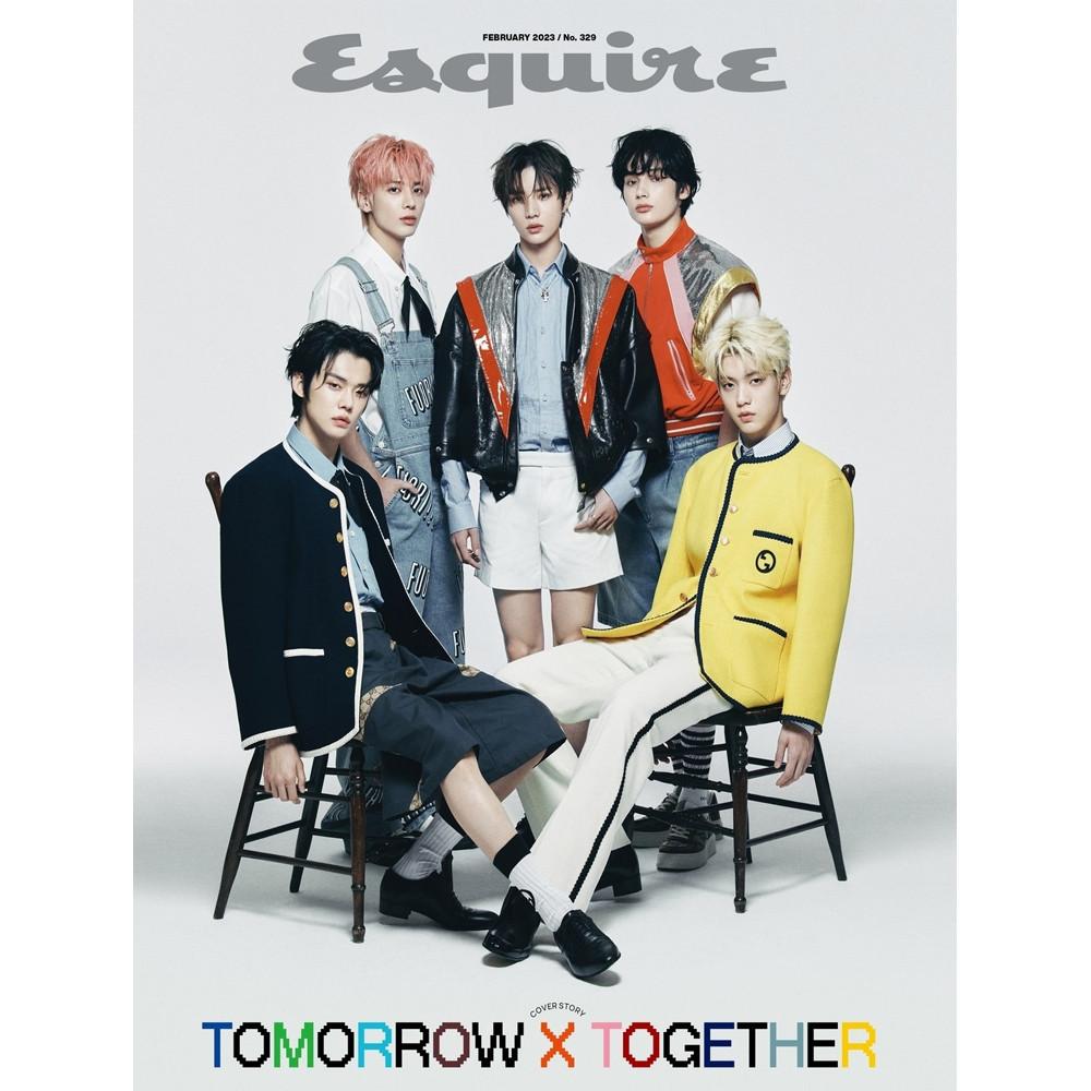 Журнал ESQUIRE Korea Magazine 2023, февраль TXT,ЁНДЖУН,СУБИН,БОМГЮ,ТЭХЁН,ХЮНИНКАЙ
