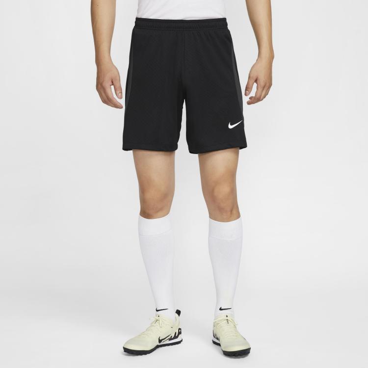 Nike Удобные дышащие трикотажные футбольные брюки Dri-Fit с цветными блоками, мужские низы, угольно-черные HF0528-010