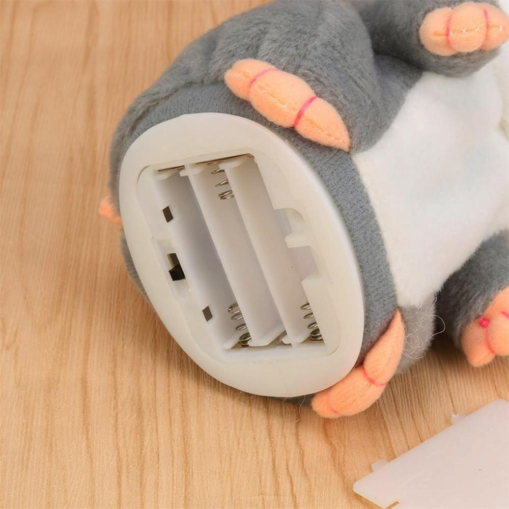 19 см очаровательны интересные говорящие пластинки хомяк мышь плюшевые детские игрушки