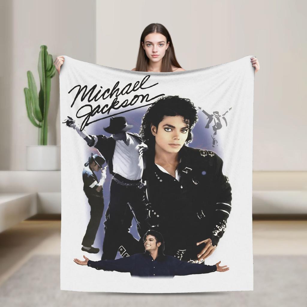 Плед для певца Майкла Джексона Mj Tour Разные размеры Супермягкий Уютный Плед для дивана Софы и Кровати