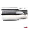 Exhaust Muffler Tip Stainless Steel Mt 018 Chrome Amio-01318