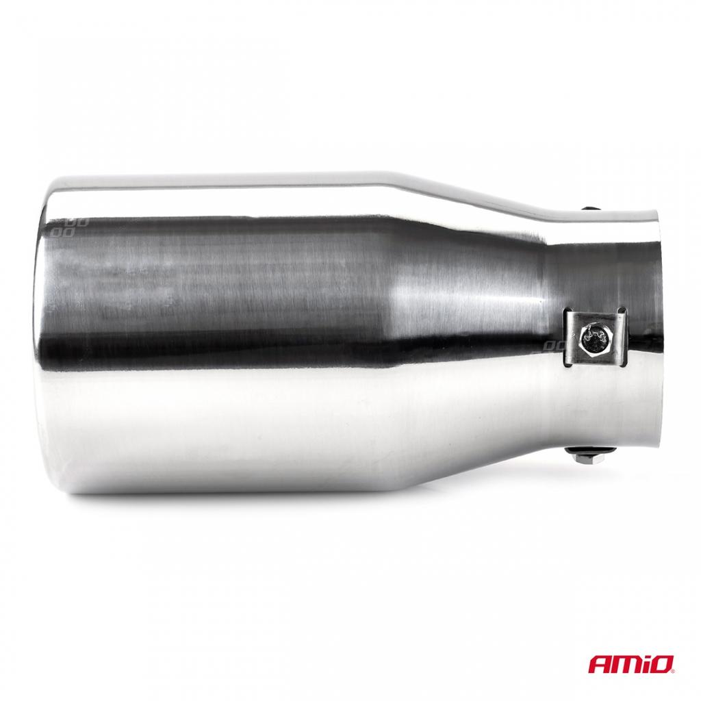 Exhaust Muffler Tip Stainless Steel Mt 018 Chrome Amio-01318