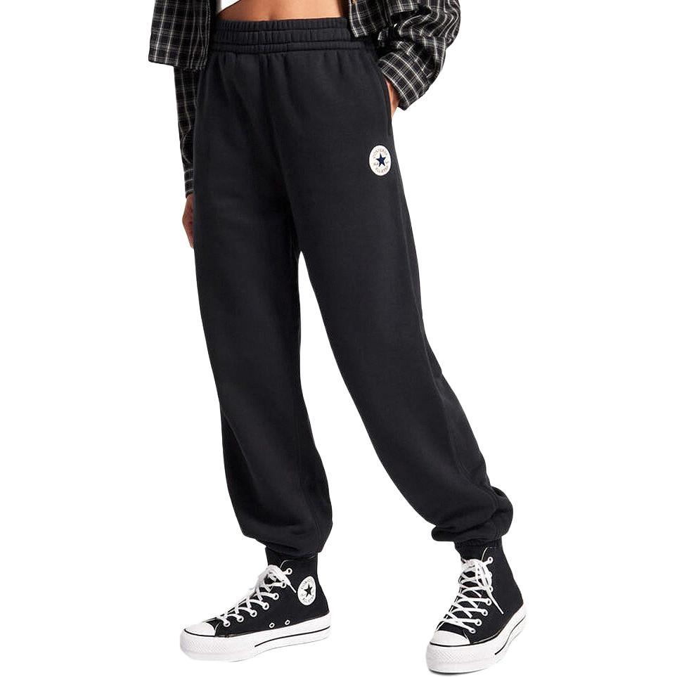 (WMNS) Converse Retro Chunk Knit Pant Asia Sizing 'Black' Women's 10025889-A01