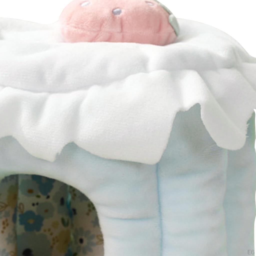 Убежище для морской свинки, домик для хомяка, милое постельное белье, теплая клетка, пещера для отдыха для крыс, кровати для маленьких животных