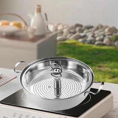 Пароварка Нержавеющая сталь Сотейник Не Посуда Приготовление на пару для приготовления тамале Кипячение соусов