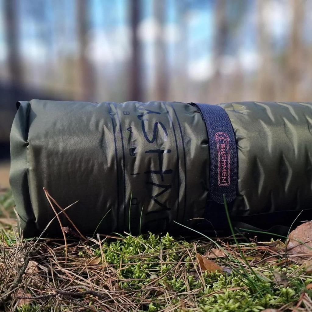 Коврик для путешествий FIT 480, автоматически надувающийся спальный коврик, оригинальный японский продукт [BUSHMEN Gear] САМОНАВИДУЮЩИЙСЯ