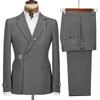 Men's Suits Blazer Pant Men Jacket Italian Designer Party Wedding Slim Fit Two PCS Clothing Lapel Without Accessories