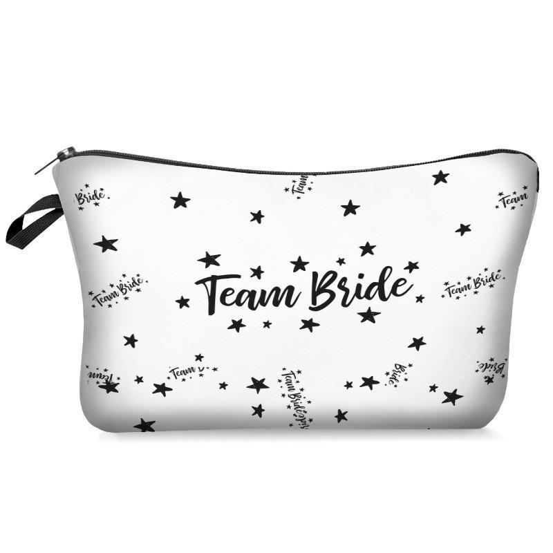 Waterproof And Wear-resistant Cross-border Bride Cosmetic Bag Ladies Floral Clutch Travel Makeup Bag Storage Bag