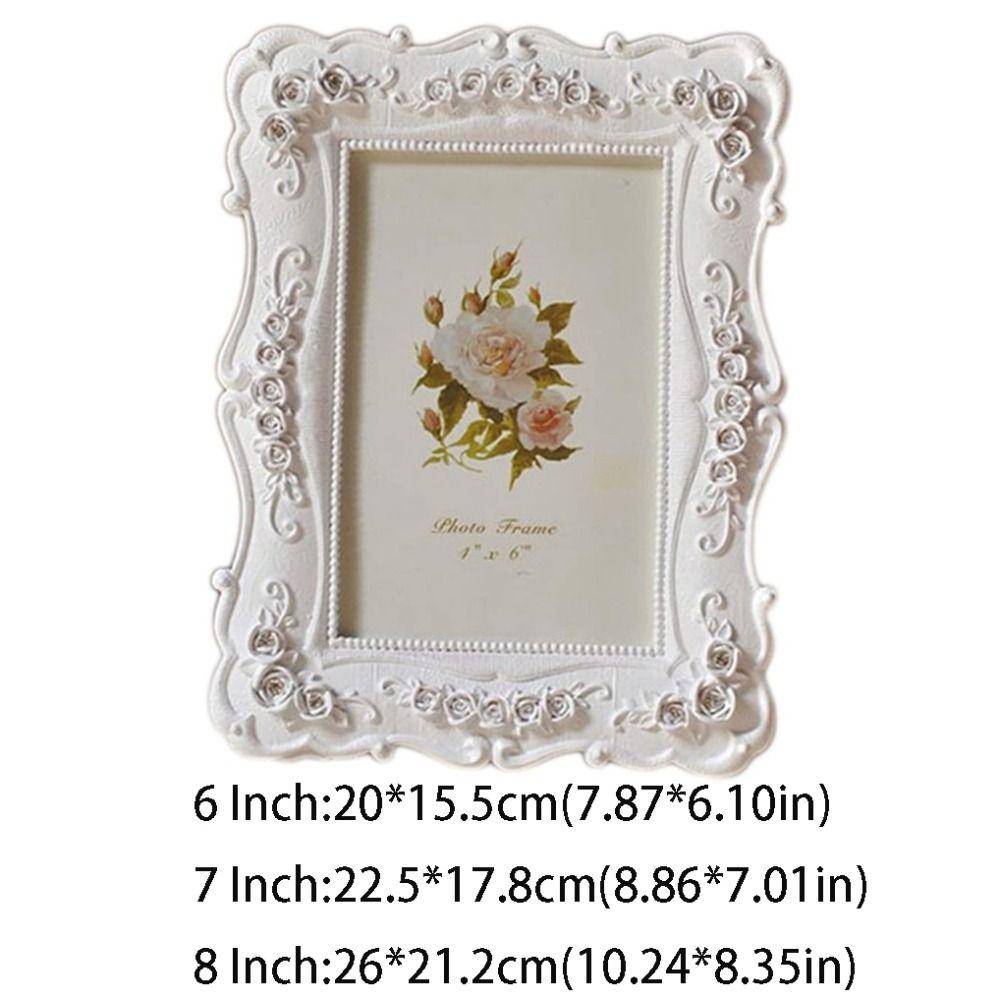Delicate Shape Wall Hanging Photo Frame DIY Photo Display Stand White Photo Frame Display Photo