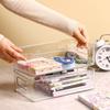 Storage Cabinet Drawer Organizer Transparent Stationary Holder Desktop Storage Box  Refrigerator