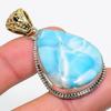 Подвеска из стерлингового серебра Natural Republic Larimar Gemstone 925 пробы 2 дюйма p2i87