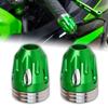 Motikvans Motorcycle Bar End Cap Grip End for Kawasaki Ninja Ninja 400 Z400 Z800 Z900 Bar End CNC Aluminum Green