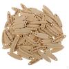 100 Pieces Label -holes Buttons Tags for Sewing Clothing Decoration