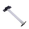 TISHRIC PCIE3.0 1X To X1 Cable 120MM Dual 90 Degree Right Angle PCIE X1 Extension Cable PCI Express 1X High-Speed Extender 8Gbps