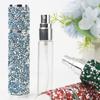 Rhinestones Empty Atomizer Refillable Cosmetic Container Sparkling 10ml Perfume Bottle  Travel