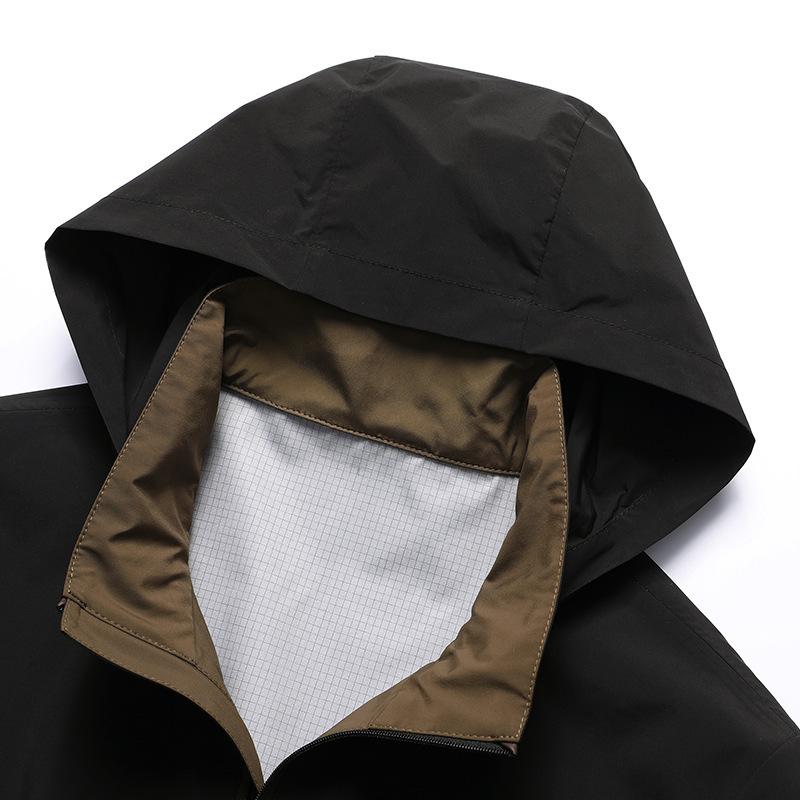 Spring Jacket Jacket Business Spring and Autumn Middle-aged Dad Casual Jacket Men's Stand Collar