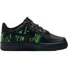 Nike Air Force 1 Low GS Matrix Kids Sneakers Black Green-Strike Vivid-Purple HV4763-001
