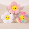 Cute Sun Flower Plush Keychains Car Key Chain Plush Keychain Women Ladies Students Bag Pendant Jewelry Accessories Keyring Gifts