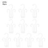 Portable 10 Pcs Durable Hanger Slipper Plastic Shoes Drying Hooks Shelf Hanger