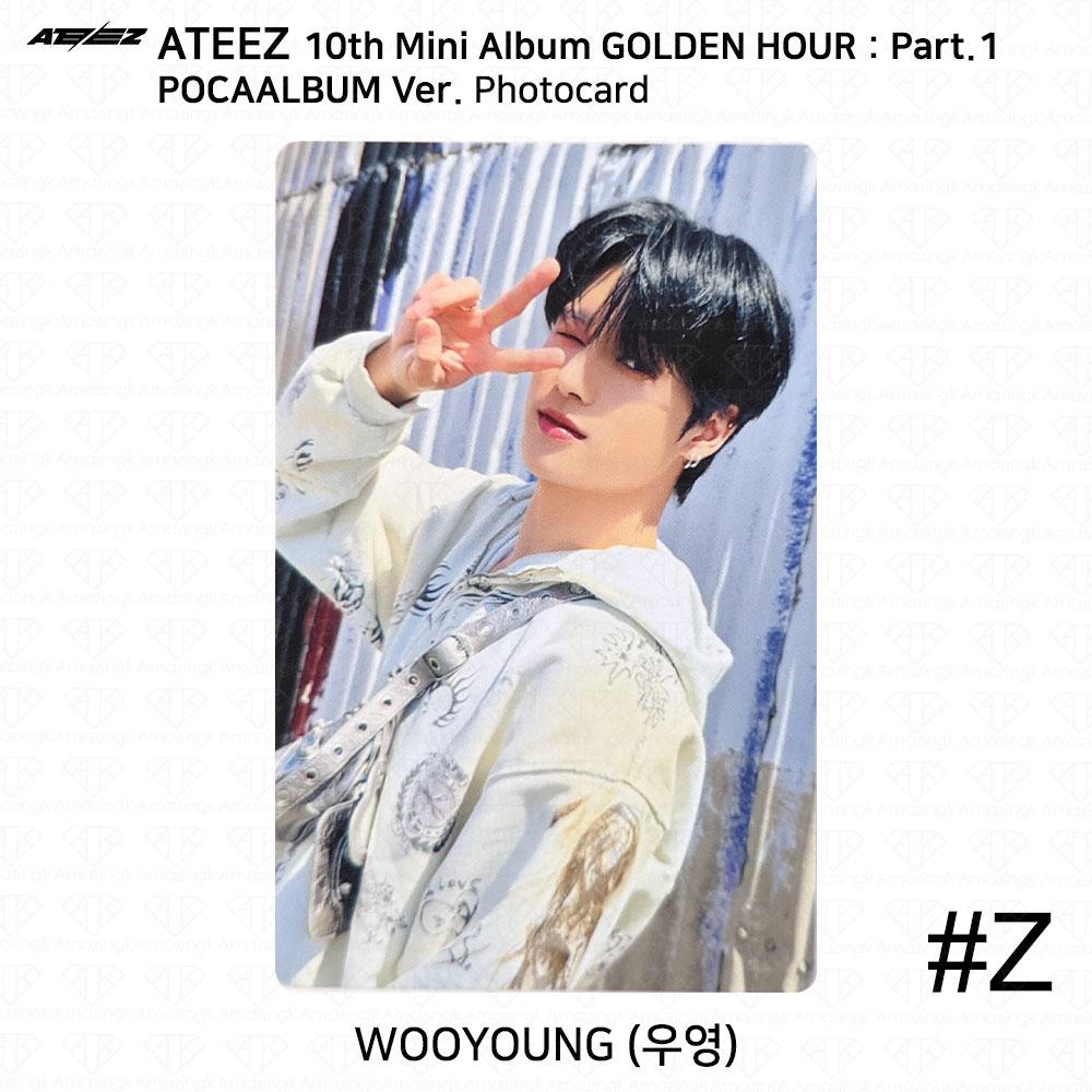 ATEEZ 10-й мини-альбом Golden Hour Part.1 POCAALBUM Фотокарта QR-изображение KPOP