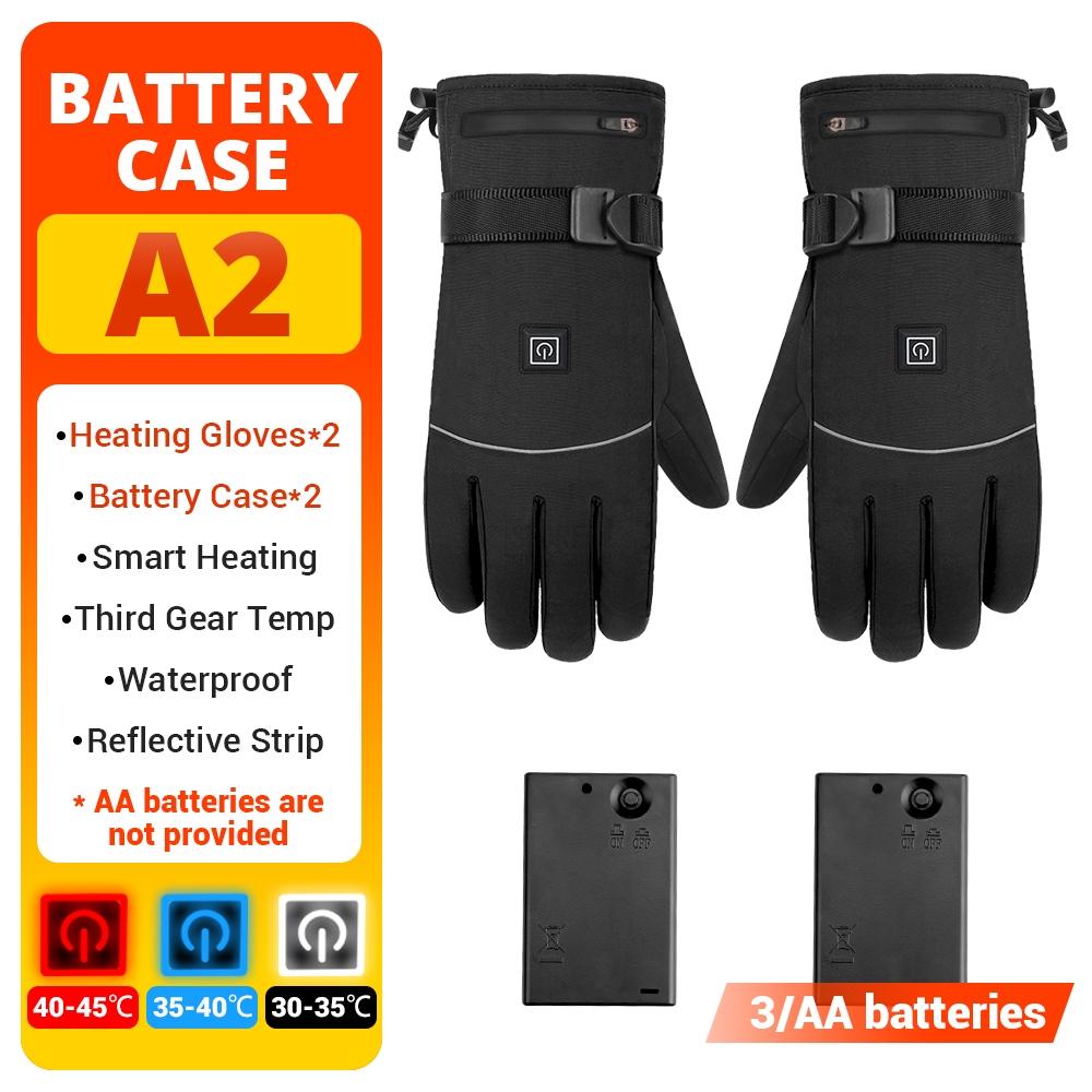 HEROBIKER мотоциклетные перчатки водонепроницаемые с подогревом Guantes мото сенсорный экран на батарейках мотоциклетные гоночные перчатки для верховой езды