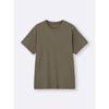 GU by Uniqlo Футболка с круглым вырезом и хлопковым воротником