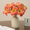 Искусственный букет кливии Сделай сам Цветочный декор Шелковая орхидея Цветок Настраиваемый декор