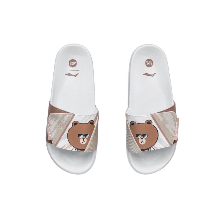 Li Ning LINE FRIENDS Удобные шлепанцы из ЭВА Унисекс AGAR011-2