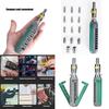 14 In 1 Multi Functional Ratchet Screwdriver Set Adjustable Angle Ergonomic Handle for Home and Professional Repairs