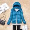 Women Puffer Jacket 8 Colors Plus Size  Female Ultra Lightweight Packable Hooded Down Coats