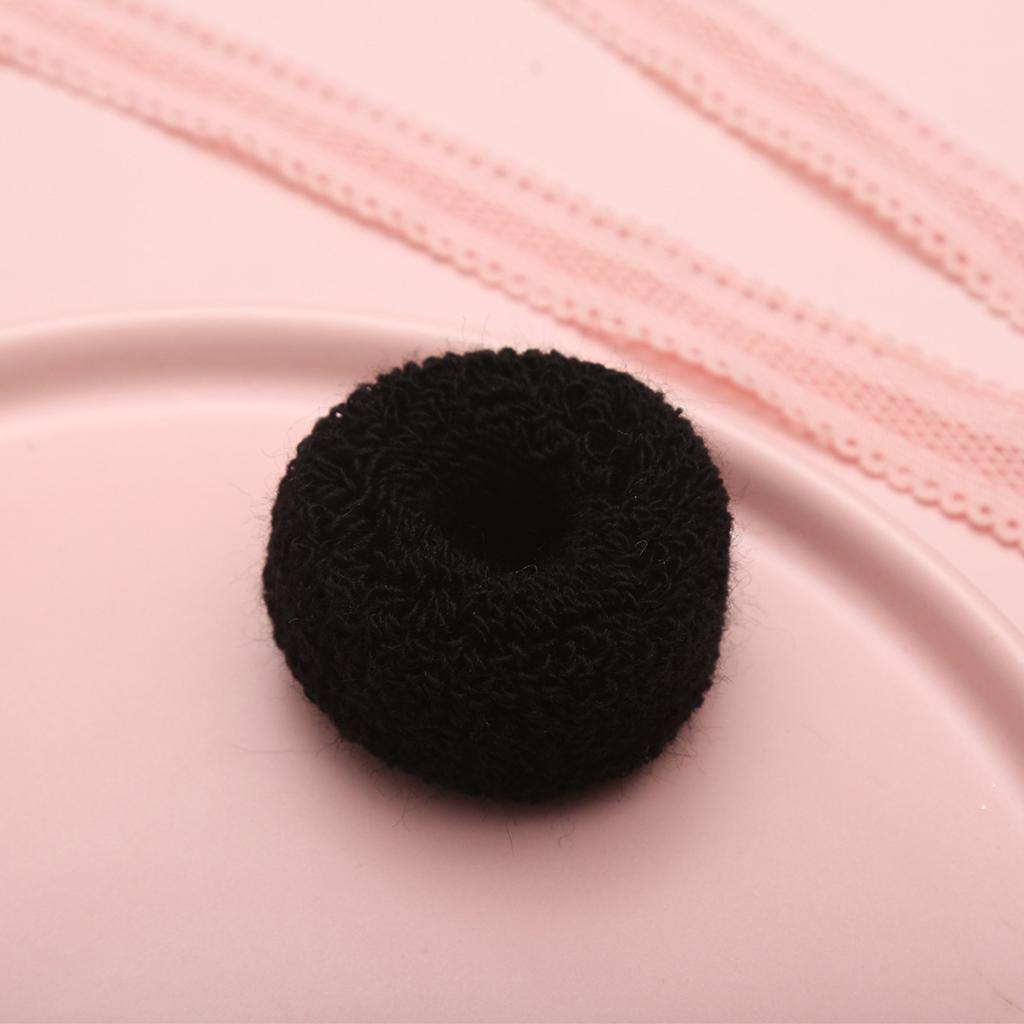 Pack Terry Cloth Cotton Elastic Stretchy Fuzzy Wide Thick Hair Ties Scrunchies  Ring Loop Hair Holder Hair Accessories for Women