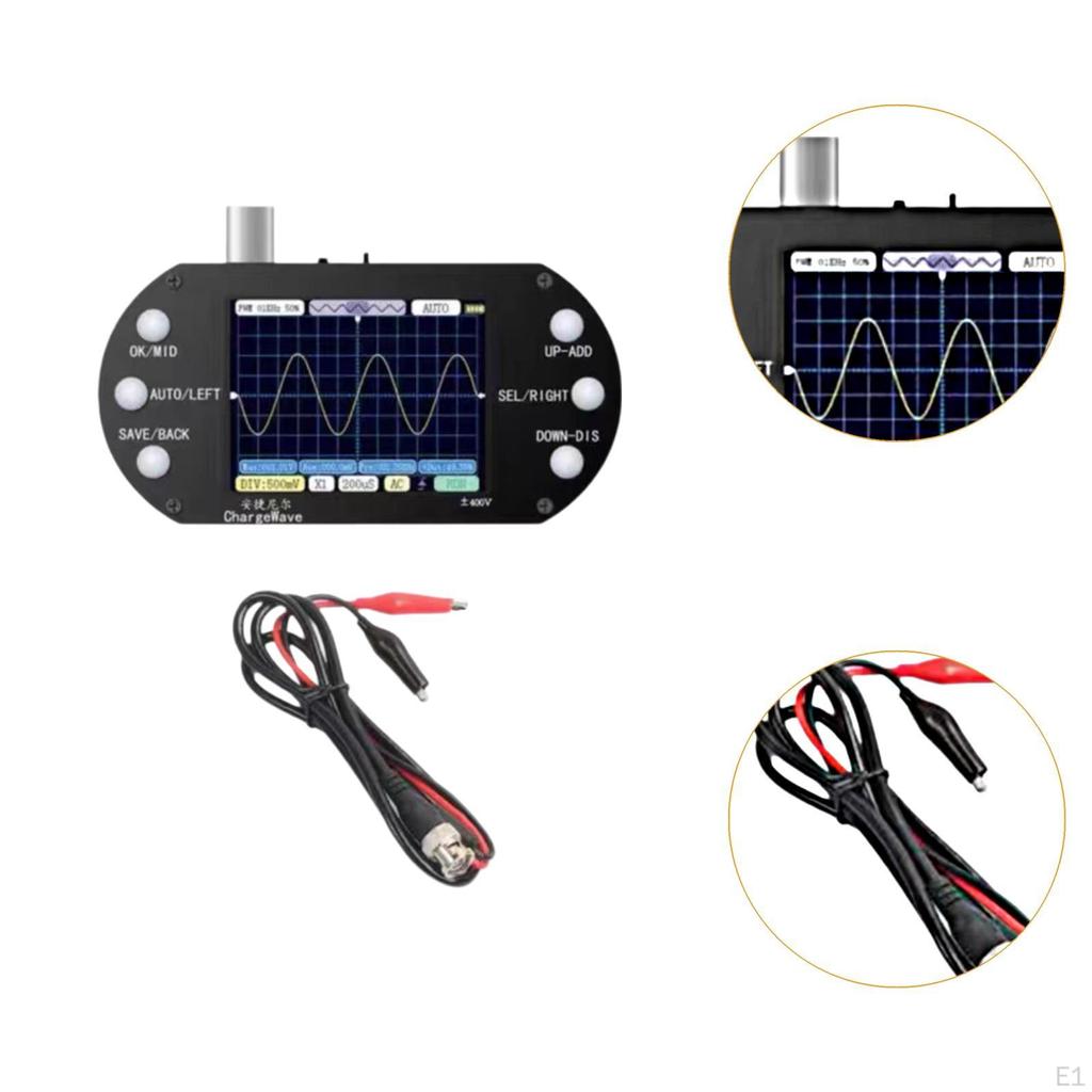 Цифровой осциллограф 2,5 МГц для тестирования электронных компонентов и проектов «сделай сам»